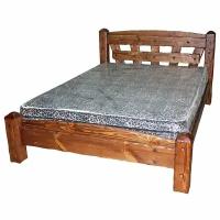 Кровать деревянная ммк-древ "Добряк" 200*200 светлый орех