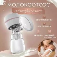 Молокоотсос электрический T&L For Your Baby трехфазный беспроводной для сцеживания грудного молока 9 режимов с LED экраном