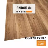 Линолеум для пола на отрез 3,5х2,5 м LEVMA HOME 01, бытовой, 21 класс, 4828332-3,5х2,5