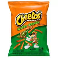 Кукурузные чипсы Cheetos Cheddar Jalapeno Crunchy со вкусом сыра и халапеньо 1 шт. 56.7 г США
