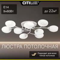 Citilux Флорида CL148190 Люстра потолочная Белая с патиной