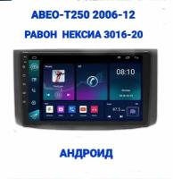 Магнитола андроид 14, WiFi, GPS, USB, Блютуз, для Шевроле Авео Т250; Равон Нексиа (Chevrolet Aveo T250; Ravon Nexia)