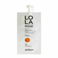 Маска оттеночная для волос, коралл / LO LA MASK Coral 20 мл