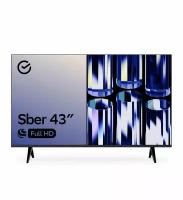 Умный телевизор Sber SDX-43F2120B с диагональю 43 дюйма и разрешением Full HD