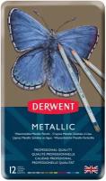 Набор карандашей Derwent Metallic, 12 шт