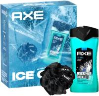 AXE подарочный набор ICE CHILL гель для душа 2в1 и мочалка 250 мл