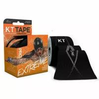 Кинезиотейп KT Tape PRO Extreme, Синтетическая основа,20 полосок 25х5см преднарезанный цвет Черный