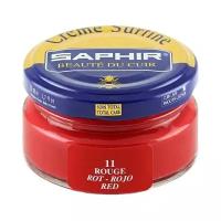 Красный крем для обуви Saphir Creme Surfine