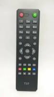 Пульт T37 для DVB-T2-приставки D-COLOR DC921 HD, WORLD VISION