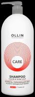 Ollin Color & Shine Save Shampoo Шампунь, сохраняющий цвет и блеск, 1000 мл