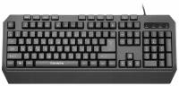 Клавиатура проводная SONNEN KB-7700, USB, 104 клавиши + 10 программируемых клавиш, RGB, черная, 513512