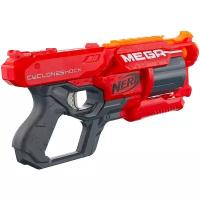 Бластер Nerf Мега Циклон A9353, красный/серый