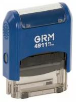 Штамп стандартный "копия верна" оттиск 38х14 мм синий GRM 4911 Р3, 2 шт