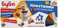 Пластилин классический Буба 6 цветов (120 г) MultiArt MCL-55184-6-120-BB