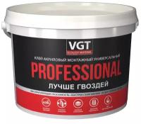 Клей VGT PROFESSIONAL ремонтно-монтажный универсальный, белый, 3 кг