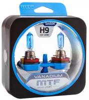 Галогенные автолампы MTF Light серия VANADIUM H9, 12V, 65W, комплект 2 лампы