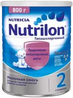 Молочная смесь Nutrilon Гипоаллергенный 2 продолжение гипоаллергенной диеты, 800г