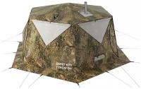 Палатка-шатер Куб Гексагон Берег (двухслойная) коричневый