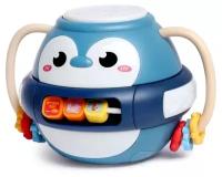 Интерактивная развивающая игрушка Zabiaka Малыш Пингви, синий