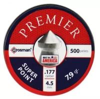 Пули пневматические Crosman Premier Super Point 4,5 мм 7,9 гран (500 шт.)