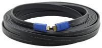 Кабель Kramer HDMI (m) - HDMI (m) (C-HM/HM/FLAT/ETH-10), 3 м, 1 шт., черный