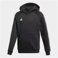 Толстовка Adidas CORE18 HOODY Y BLACK/WHITE Дети CE9069 128