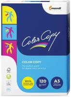Бумага COLOR COPY, большой формат (297х420 мм), А3, 120 г/м2, 250 л, для полноцветной лазерной печати, А++, Австрия, 161% (CIE)