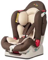 Автокресло группа 0/1/2 (до 25 кг) Liko Baby LB-510, темно-коричневый в точку