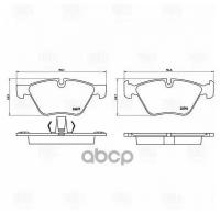 Колодки тормозные дисковые передние для автомобилей BMW 5 (F10) (10-) (PF 4188) PF 4188 TRIALLI