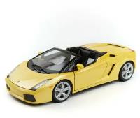 Модель автомобиля Lamborghini Gallardo Spyder 1:18 Bburago желтый