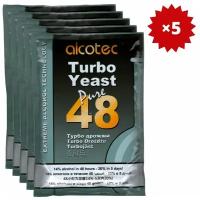 Спиртовые дрожжи Alcotec Pure 48 Turbo для самогона и браги, 135 г