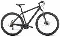 Велосипед Forward Sporting 29 2.1 disc 2020 рост 17" черный матовый/черный