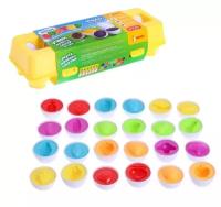 Развивающая игрушка Zabiaka Сортер яйца: фрукты 6852547, разноцветный