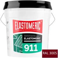 Покрытие для гидроизоляции и окраски металлических крыш Elastomeric 911 (20кг.), винно-красный