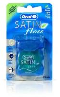 Зубная нить Oral-B Satin floss, с мятным вкусом, 25 м