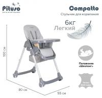 Стул для кормления Pituso Compatto Mint/Мятный