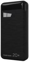 Внешний аккумулятор 20000mAh 2USB 2.1A More choice PB33-20 (Black)