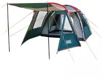 Палатка для туризма с тамбуром двухслойная JWS015, Палатка туристическая 4 местная стальной каркас