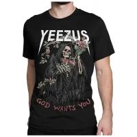 Футболка DreamShirts Studio Yeezus - Канье Уэст Мужская черная 3XL