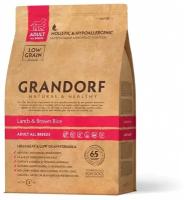 Сухой корм Grandorf (Грандорф) для собак всех пород Adult All Breeds Lamb & Brown Rice Ягненок и Рис 3кг