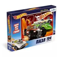 Пазлы 104 элемента. Hot Wheels. Трасса 68. 220х330 мм (05861, Оригами)