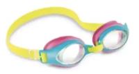 Очки для плавания детские "Радужные", 3-8 лет, (розовый), Intex 55611
