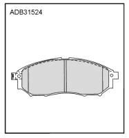 Тормозные колодки дисковые allied nippon ADB31524