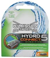 WILKINSON SWORD Schick Hydro5 CONNECT sensitive Сменные кассеты 2 шт