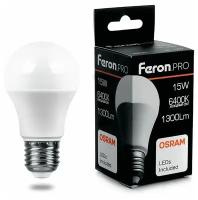 Лампа светодиодная Feron.PRO LB-1015 Шар E27 15W 6400K