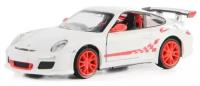 Машинка коллекционная металлическая Porsche 911 GT3 RS (997) 1:32, Hoffmann / Детская инерционная игрушка для мальчиков / Модель машины для детей, со световыми и звуковыми эффектами