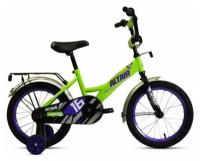 Детский велосипед ALTAIR Kids 16 (2021) 16" ярко- зеленый/фиолетовый (1BKT1K1C1004)