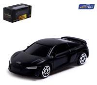 Машина металлическая AUDI R8 COUPE, 1:64, цвет черный матовый