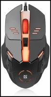 Мышь Defender MB-490 Ultra Gloss, полноразмерная - чёрная