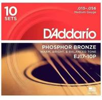 D ADDARIO EJ17 -10P Струны для акустической гитары